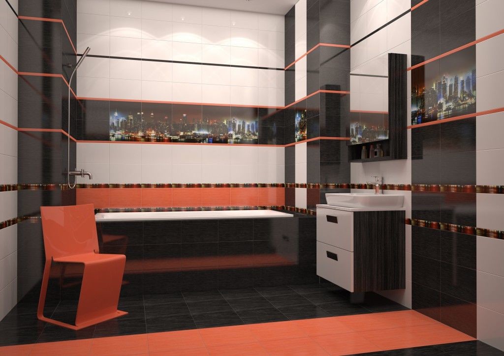 Газкерамика Альба 20х30см плитка настенная черная глянцевая