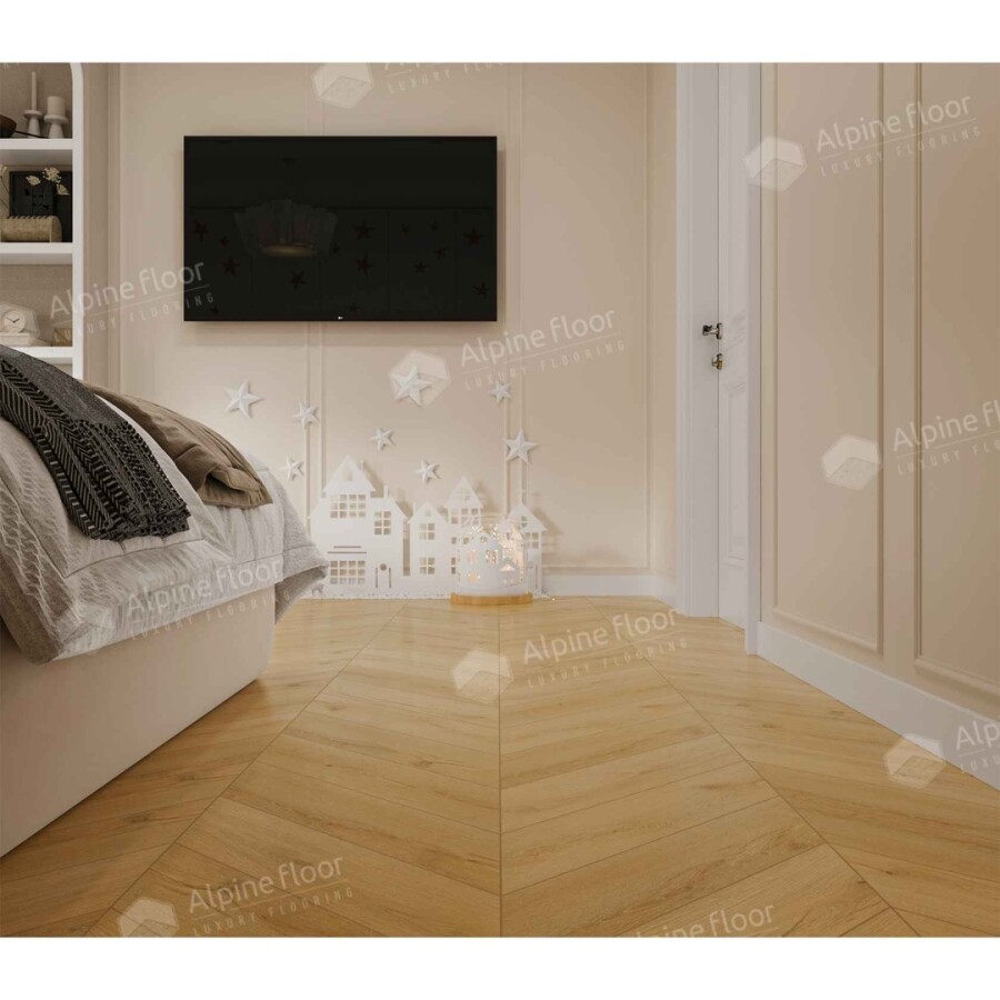 Alpine Floor Chevron Alpine SPC ламинат Caldo ЕСО 18-20 600х127х5 mm