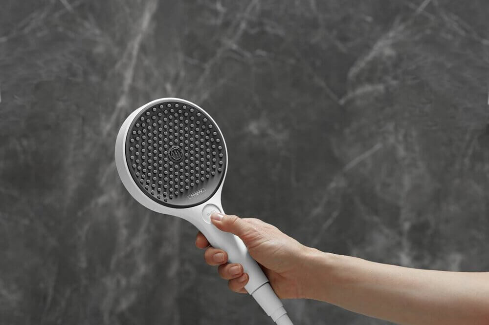 Hansgrohe 26842700S Set HG Rainfinity Showerpipe 360 1jet душевая система (26842700+26840180), матовый белый