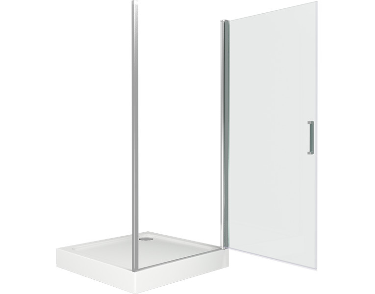 BAS Пандора DR-100-C-CH Душевые двери 100*185 ПД00064