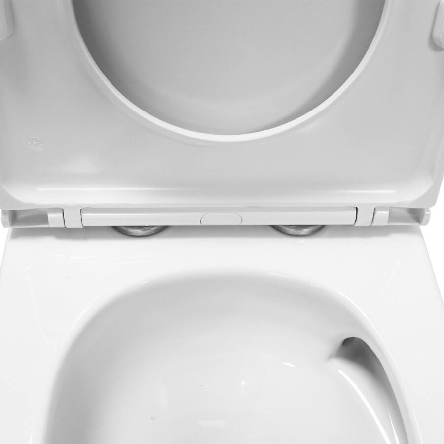 Унитаз-моноблок Azario Vally 690х360х760 напольный, слив "Торнадо", в комплекте с быстросъемным и сиденьем микролифт AZ-80687