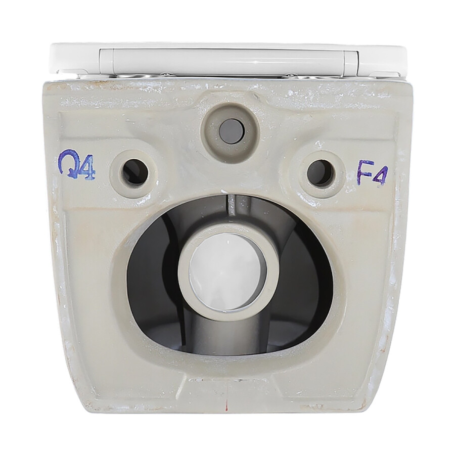 Унитаз подвесной Azario TERSO 495x360x370 безободковый, слив "Скрытое Торнадо" с быстросъемным сиденьем "Микролифт" AZ-092E-UQ3