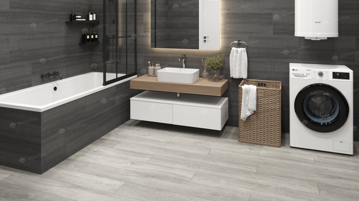 Alpine Floor Premium XL ABA SPC ламинат Дуб платина ECO 7-14 ABA New 1524 х 180 x 8 mm