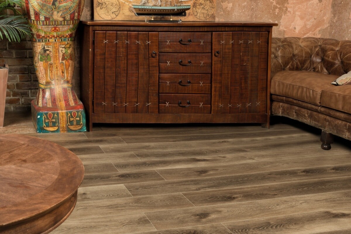 Alpine Floor Chevron Alpine SPC ламинат Дуб Коричневый ЕСО 18-13 600х127х5 mm