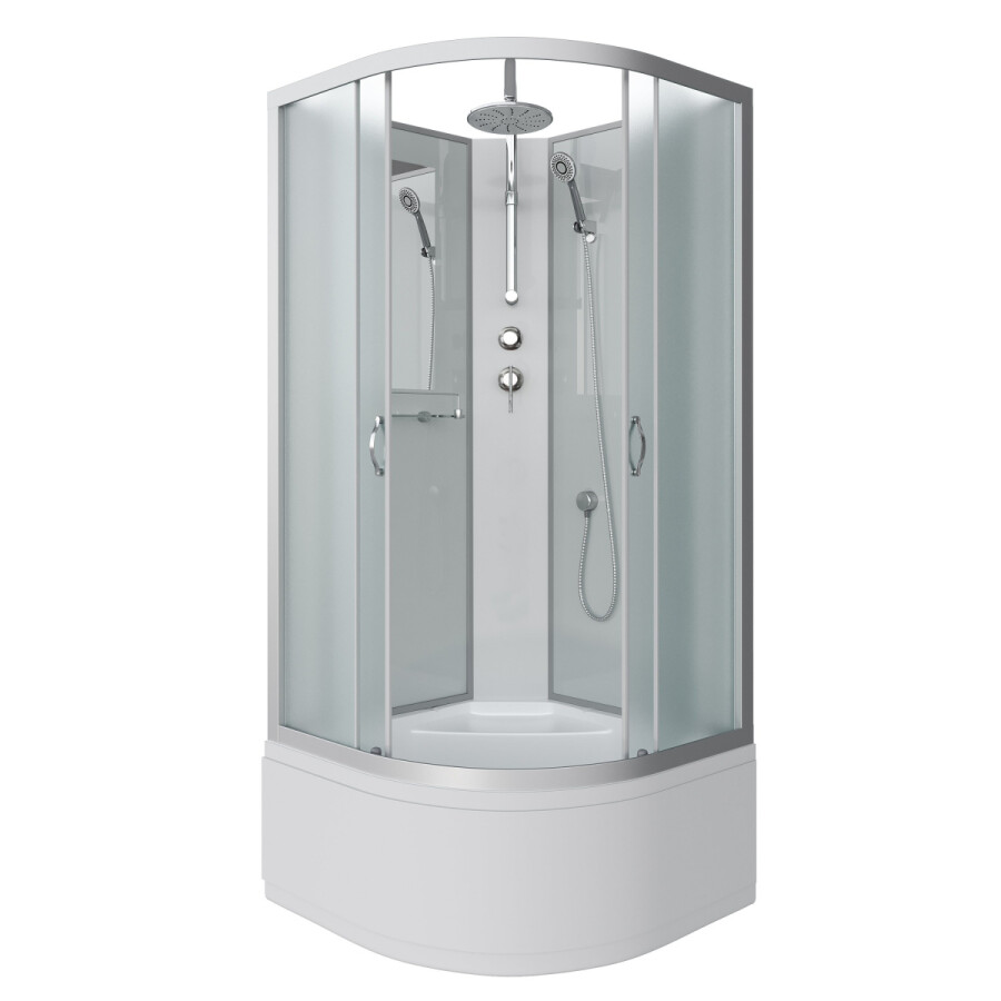 Niagara NG 2307-14BKT Душевая кабина 80x80 Без крыши с тропическим душем 23071424BKT