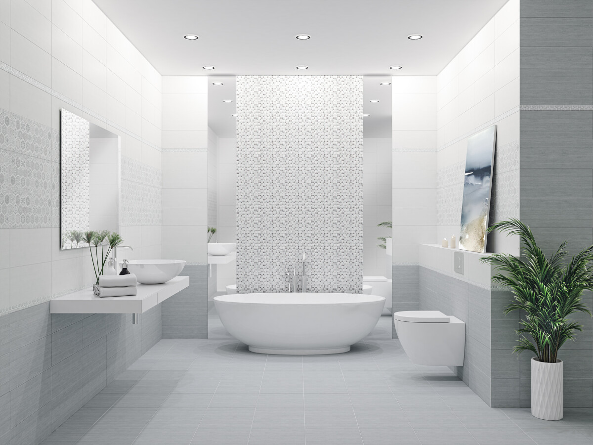 Азори Riviera Ambra плитка напольная серая 33x33 см