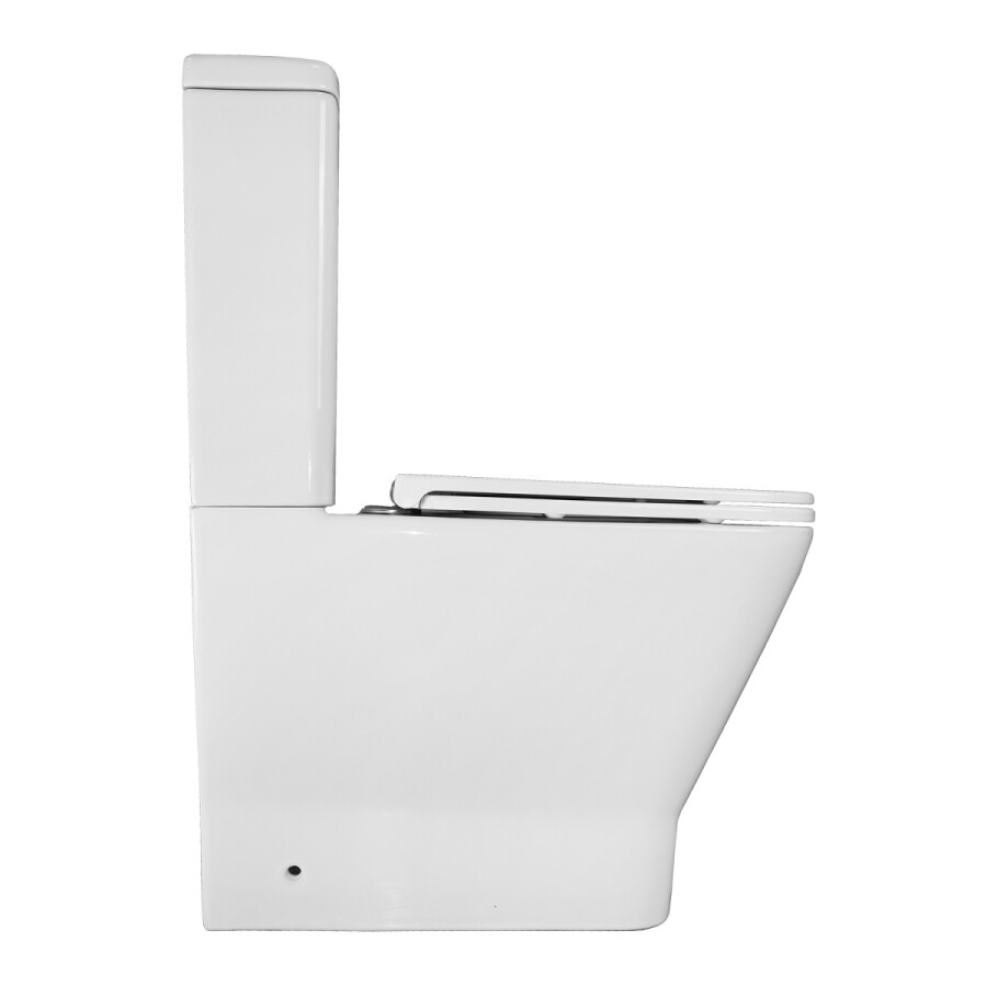 Унитаз-компакт Azario Joy 365х620х805 напольный, безободковый, слив " скрытый Торнадо", с быстросъемным сиденьем микролифт AZ-2168-UQ3