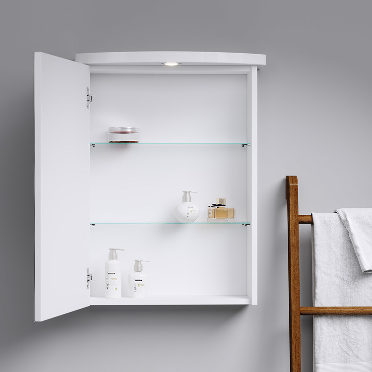 Aqwella Ультра -Люкс 60 зеркальный шкаф с подсветкой