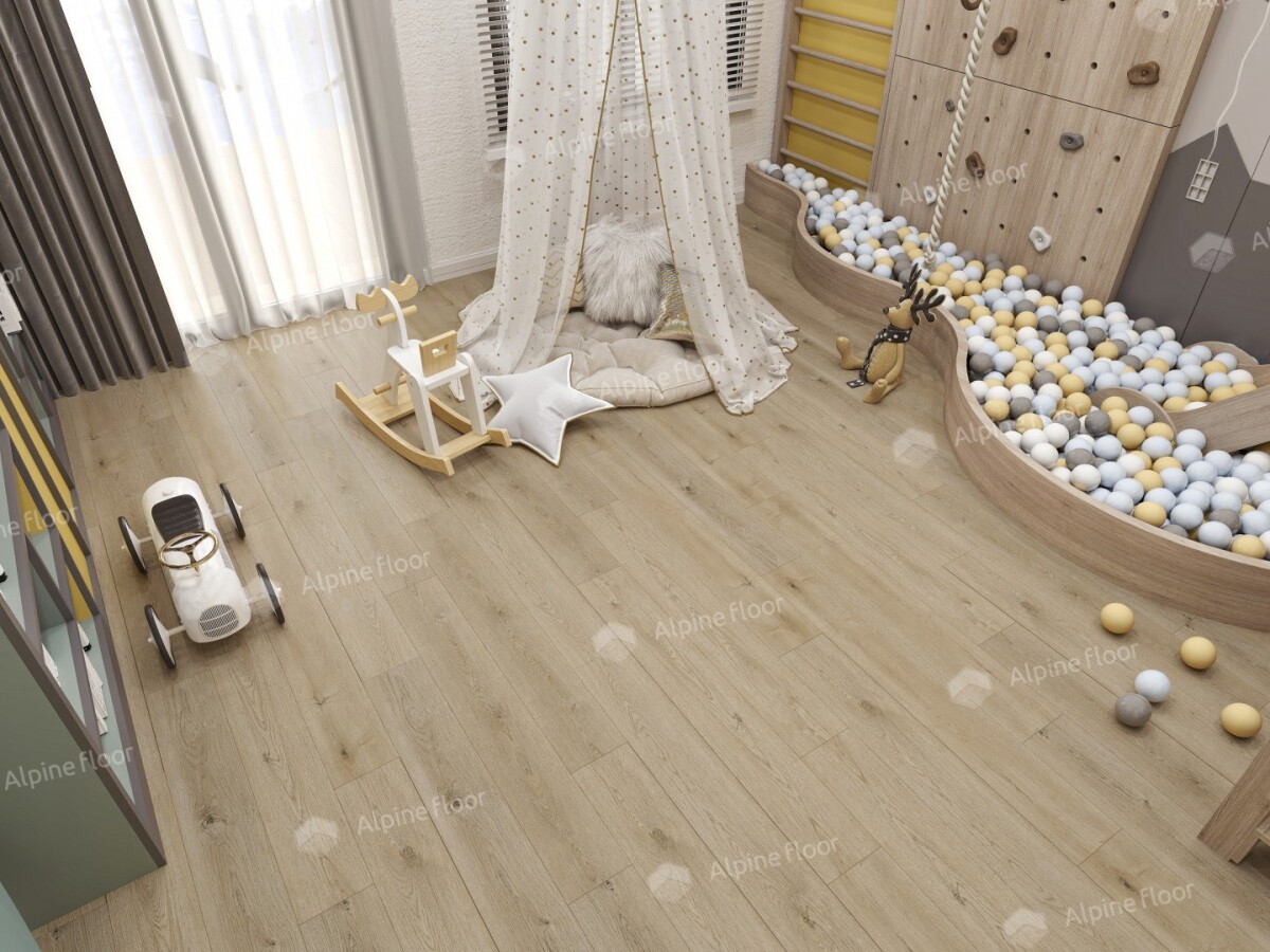 Alpine Floor Ultra Кварцвиниловая плитка LVT Дуб Миндальный ECO 5-27 1219.2 х 184.15 х 2 mm