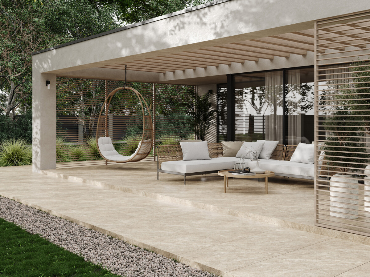 Керамогранит Cersanit Desert бежевый ректификат рельеф 59,8x59,8 A17886