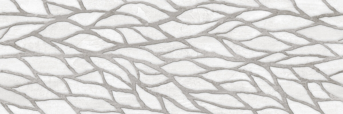 Керамическая плитка Cube Ceramica Craft Petals Gray 30*90 УТ000084529