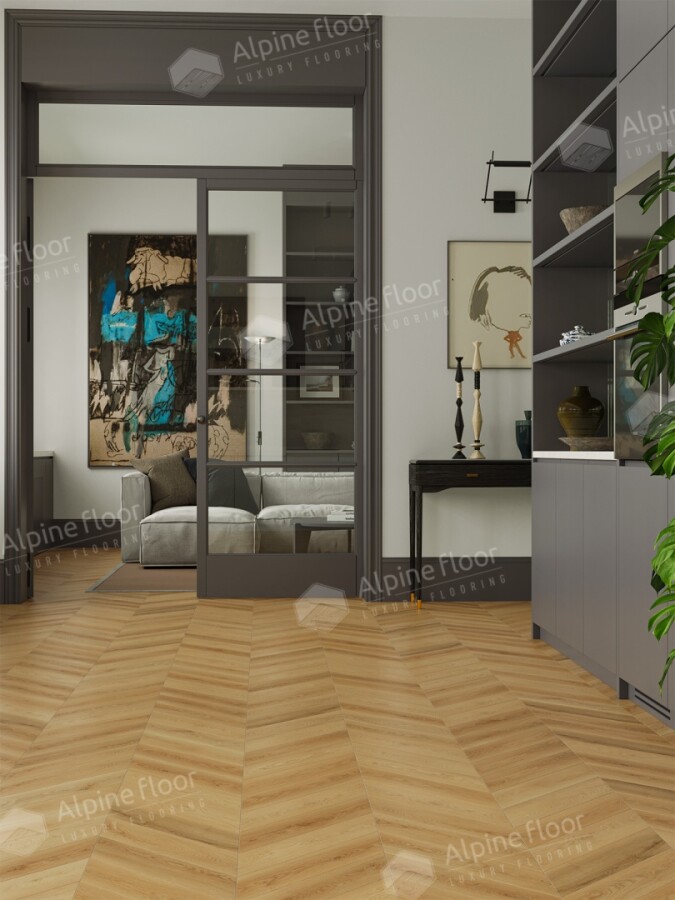 Ламинат Alpine Floor Chevron Art LF109-05, 550*112*12mm