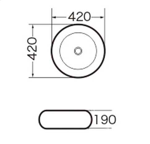 Раковина Grossman Cosmo GR-3010 (420х420х190) белая,1 место