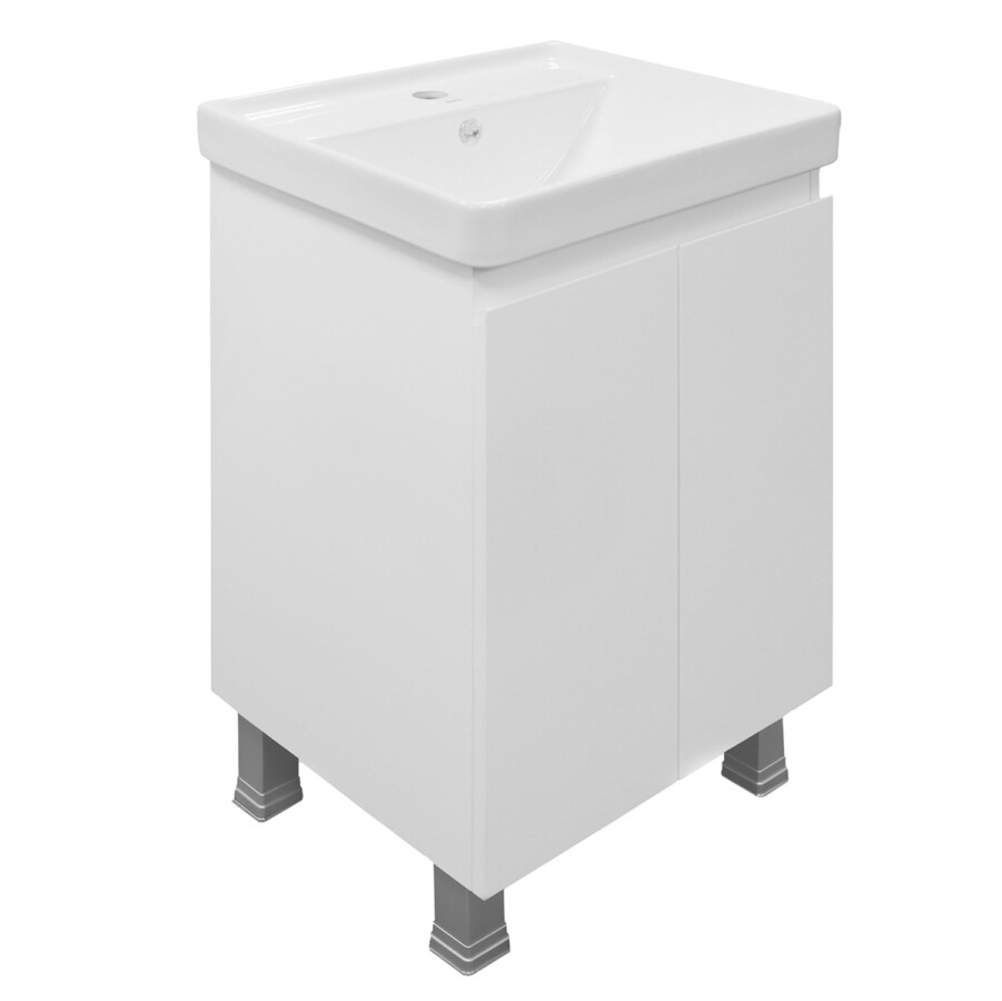 Комплект Тумба Azario Мила 50/Н напольная с раковиной Monte 50 CS00097990