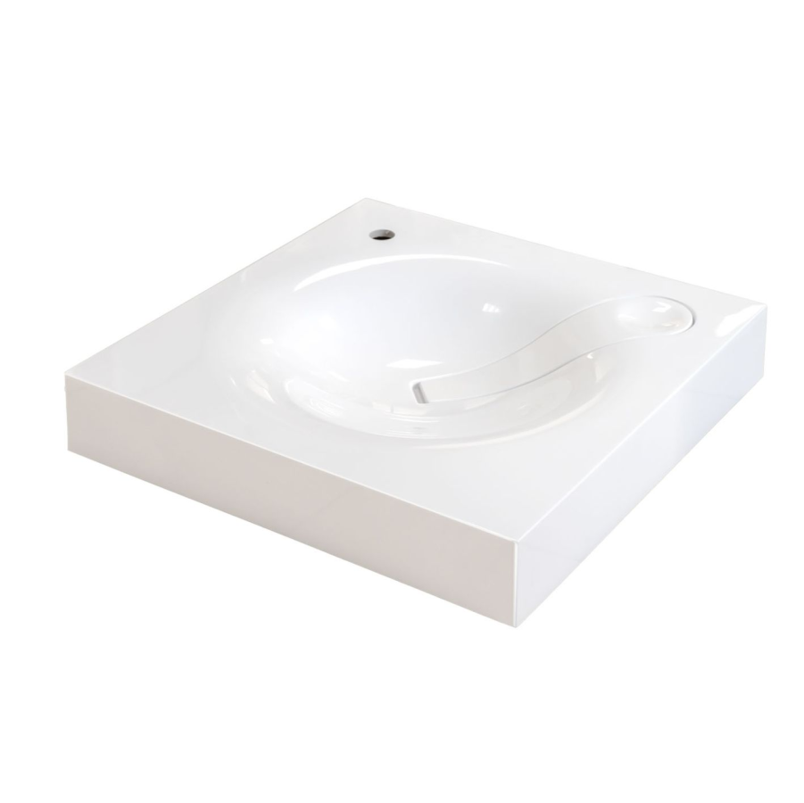 Mirsant Anna 60 раковина из литьевого мрамора над стиральной машиной УТ000101254