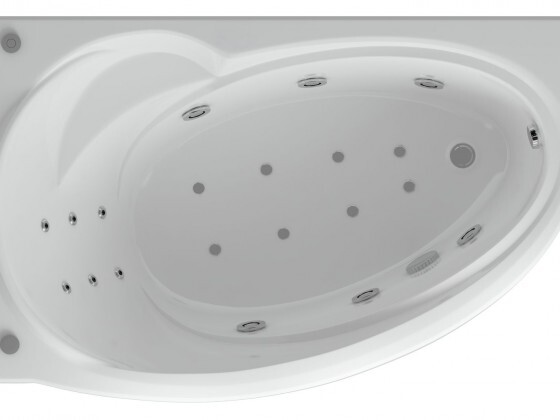 Aquatek Бетта 170х97 ванна акриловая асимметричная левая BET170-0000378