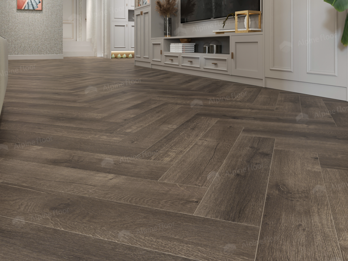 Alpine Floor Parquet Light SPC ламинат Дуб Антарес ECO 13-19AB-R 600 х 125 х 4мм