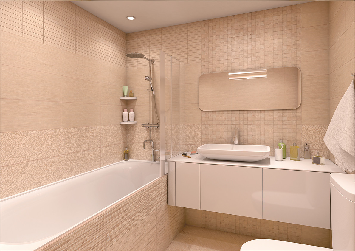 AltaCera Wood Apparel Beige WT9APR08 плитка настенная 25x50 см структурная