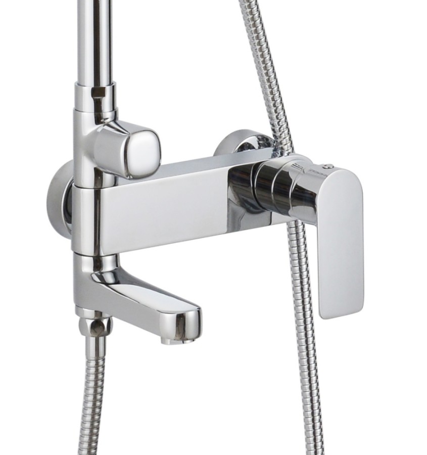 Bravat Real F6333367CP-A-RUS Душевая система с изливом