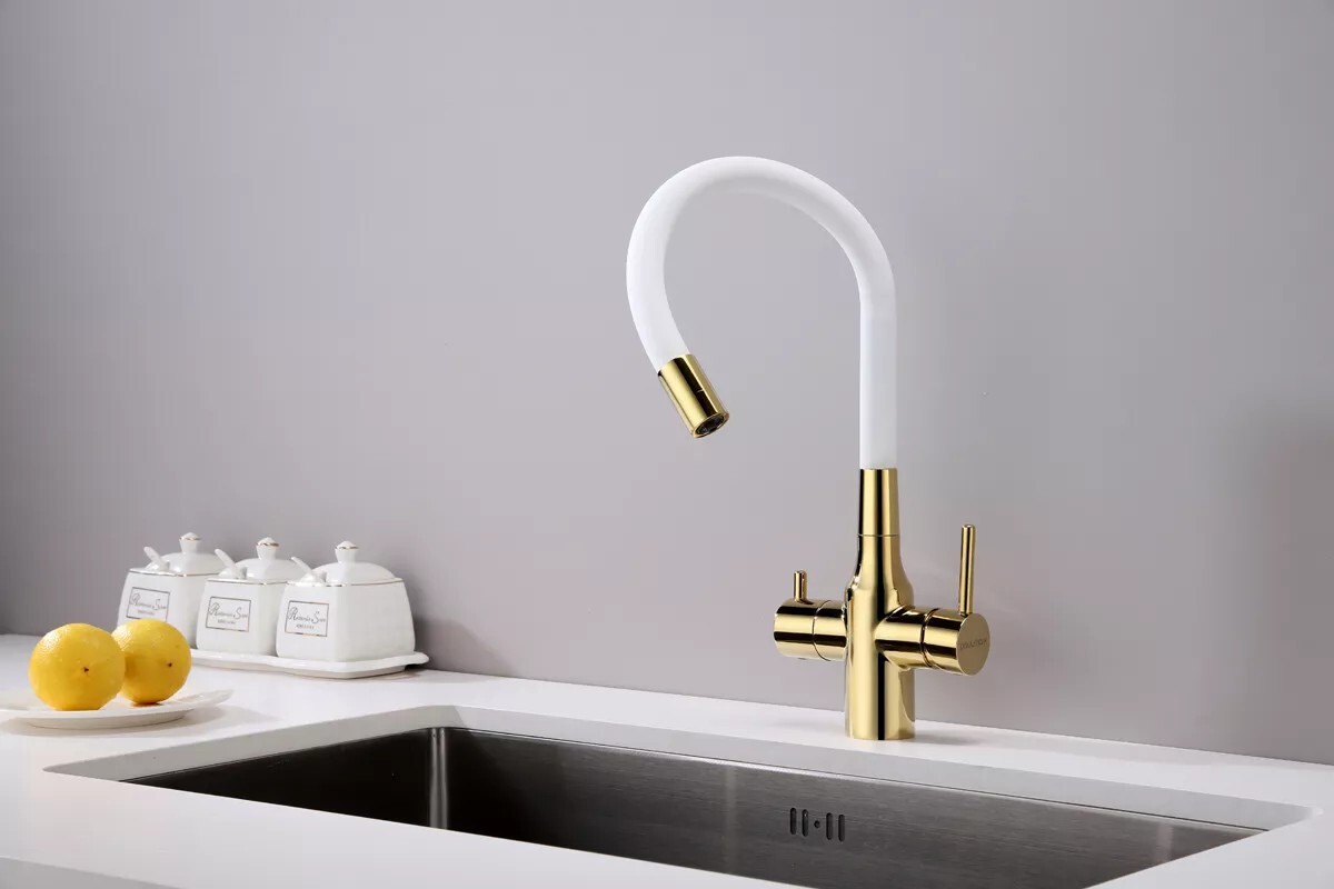 Смеситель для кухни под фильтр с гибким изливом Salix Sa213419-Gw
