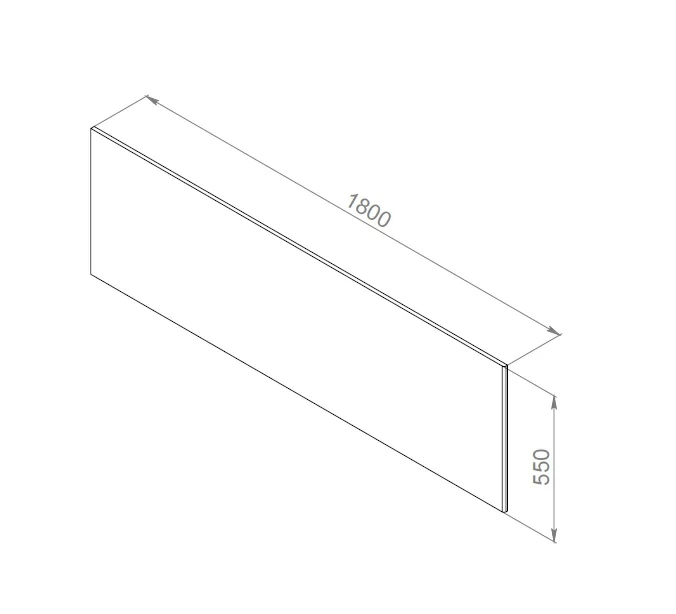 Am.Pm Inspire 2.0 панель для ванны 180 W52A-180-080W-P