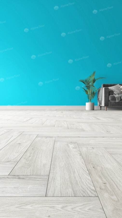 Alpine Floor Parquet Light SPC ламинат Снежный ECO 13-11AB 600 х 125 х 4мм