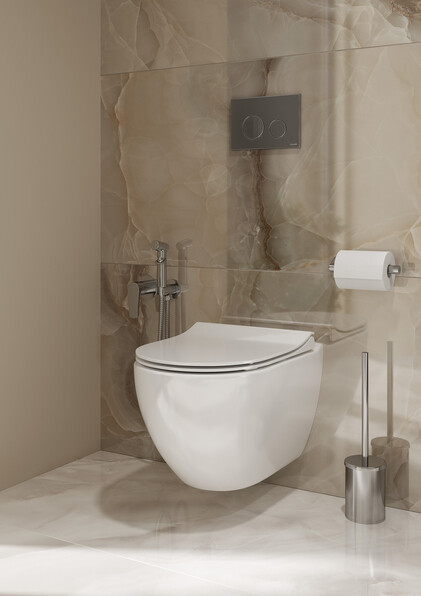 Керамогранит Cersanit Lina полированный серый ректификат 60x120 A17435