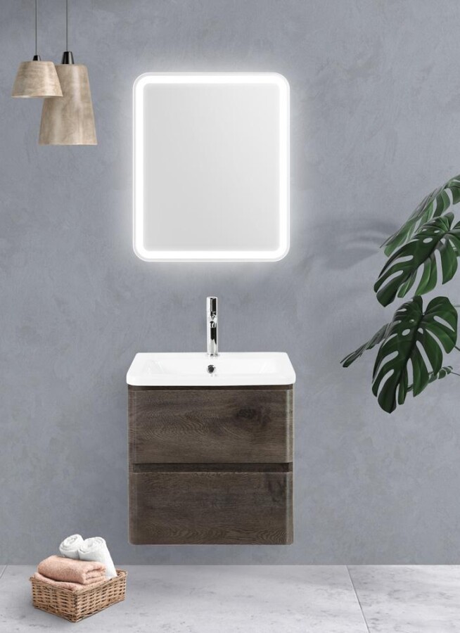 BelBagno тумба с раковиной ALBANO-CER-600-2C-SO-RNG 60х45х50