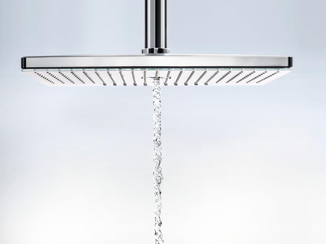Hansgrohe Rainmaker Select Верхний душ 460 2jet с потолочным подсоединением хром-белый матовый 24004400