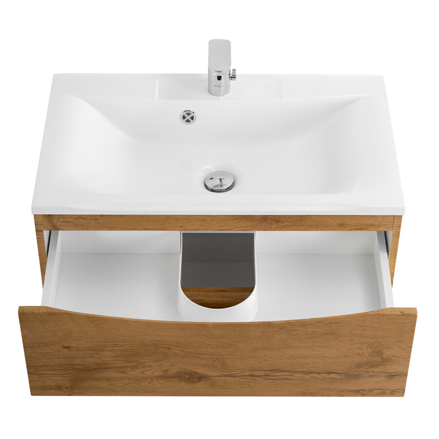 BelBagno Marino 65 см тумба с раковиной MARINO-650-2C-SO-RN-P подвесная
