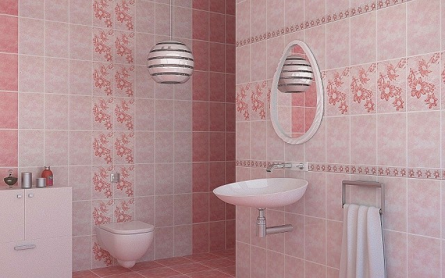 Газкерамика Валентино 20х30см плитка настенная розовая глянцевая