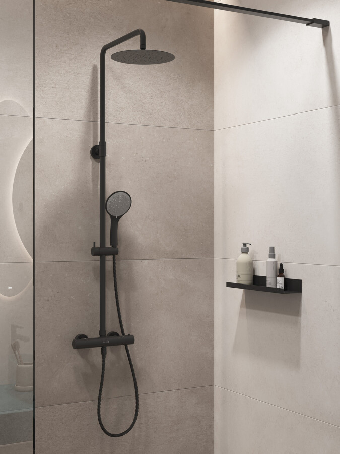 Керамогранит Cersanit Futura тонкий Soft Concrete серый ректификат 60x120 A17123