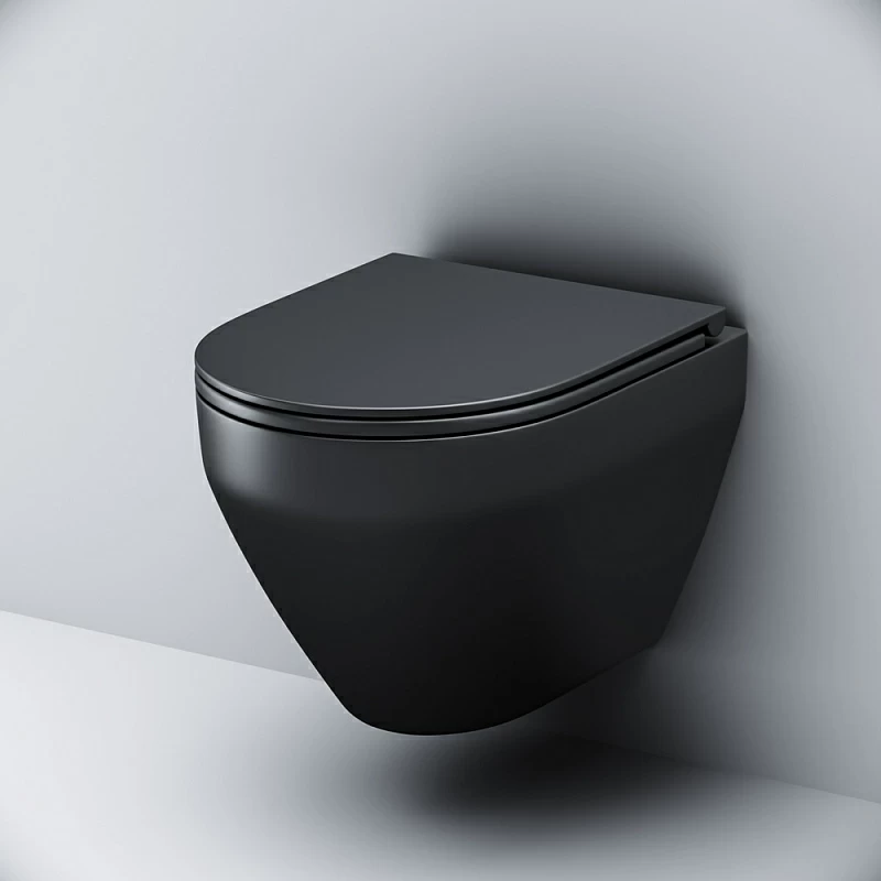 Am.Pm Spirit 2.0 унитаз подвесной безободковый с сиденьем C701700MBSC
