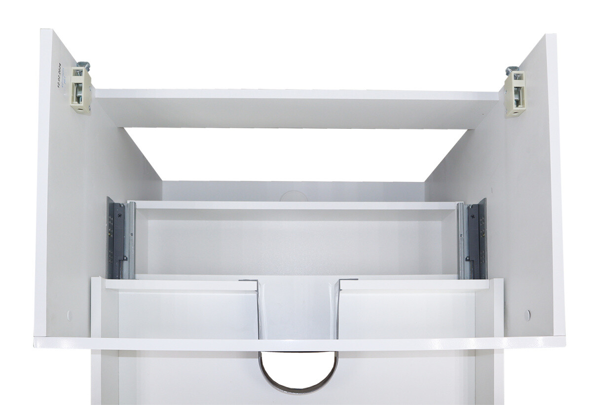 Комплект Тумба Стиль- 70/3Н "Соло" 700х880х480 напольная, с раковиной Tempo 70, с доводчиками, белый CS00092805