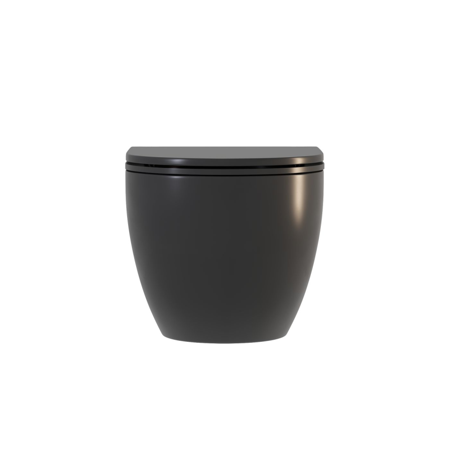 Sole PANDORA 2 BLACK унитаз подвесной крышкой Soft-close безободковый УТ000063637