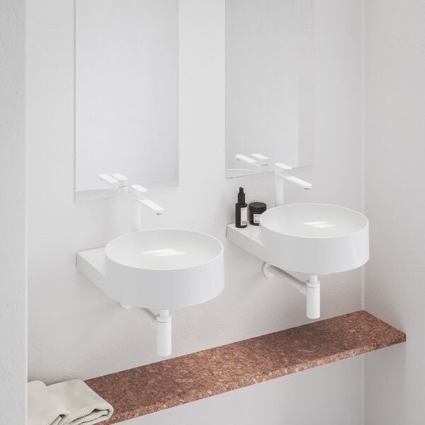 Ravak Eleganta Смеситель для раковины белый матовый X070385