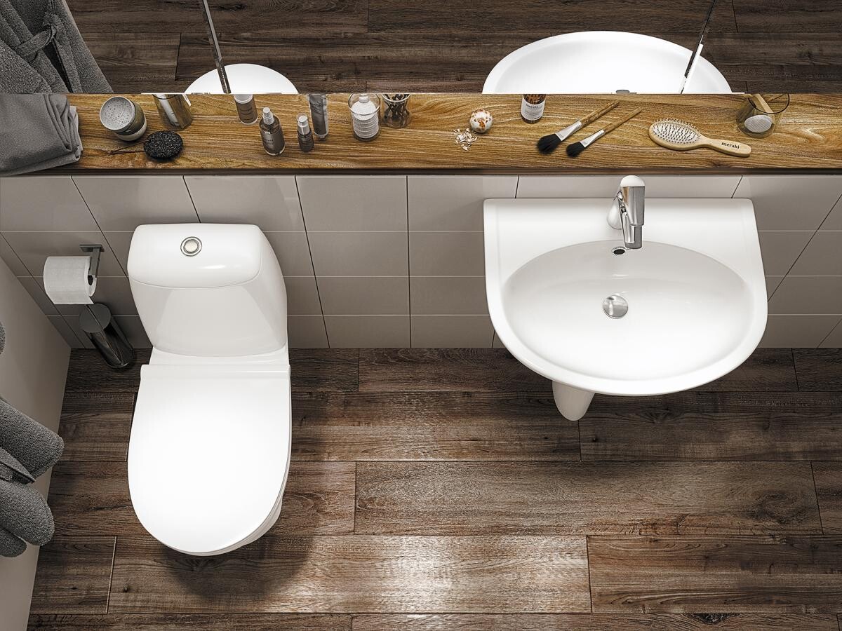 Santek Цезарь 1WH301746 унитаз напольный