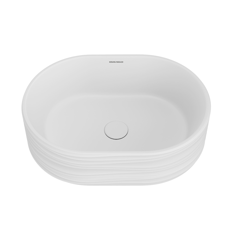 Kerama Marazzi Artbasin Sabbia раковина 50 белая SA.wb.50WHT.M