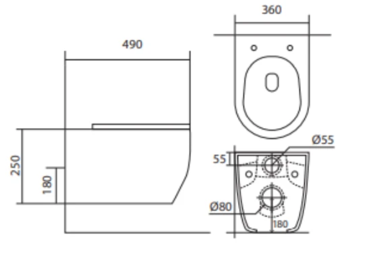 Инсталляция Geberit Duofix Delta 458.149.21.1 с клавишей и унитазом Aquatek AQ1106-00