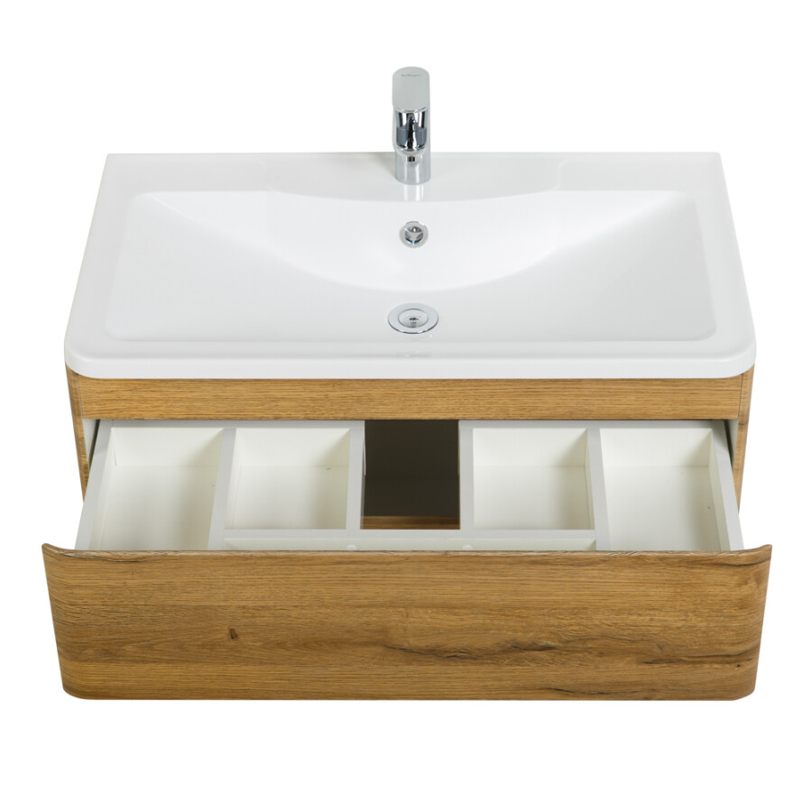BelBagno Albano 80 см тумба с раковиной ALBANO-800-2C-SO-RR подвесная