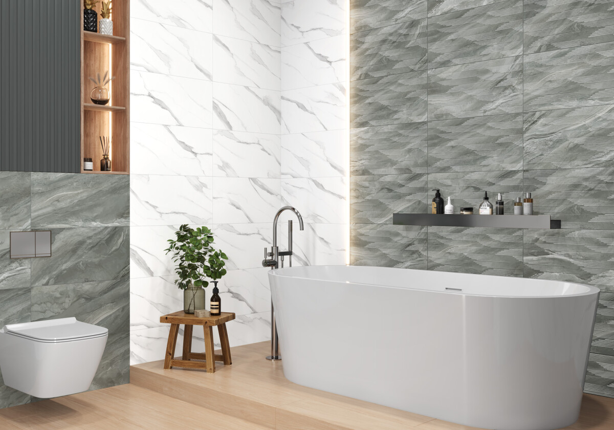 New Trend Вэй Эрроу светлый / Way Light Arrow Керамическая плитка настенная 300 x 600 x 9 DW36WAY00