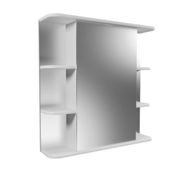 Зеркало-шкаф Mirsant Глория 70/2 правый 70*70 см УТ000017584