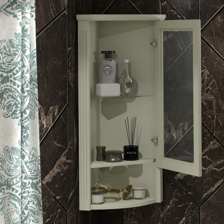 Opadiris Клио шкаф подвесной угловой правый слоновая кость 002278