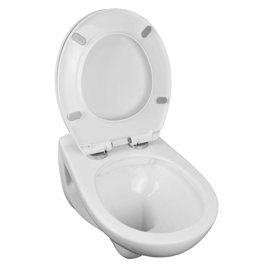 Loranto Fredo унитаз безободковый с крышкой CS-WH8005