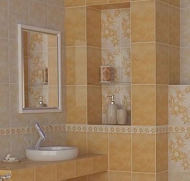 Газкерамика Валентино 30х30см плитка напольная песочная глянцевая