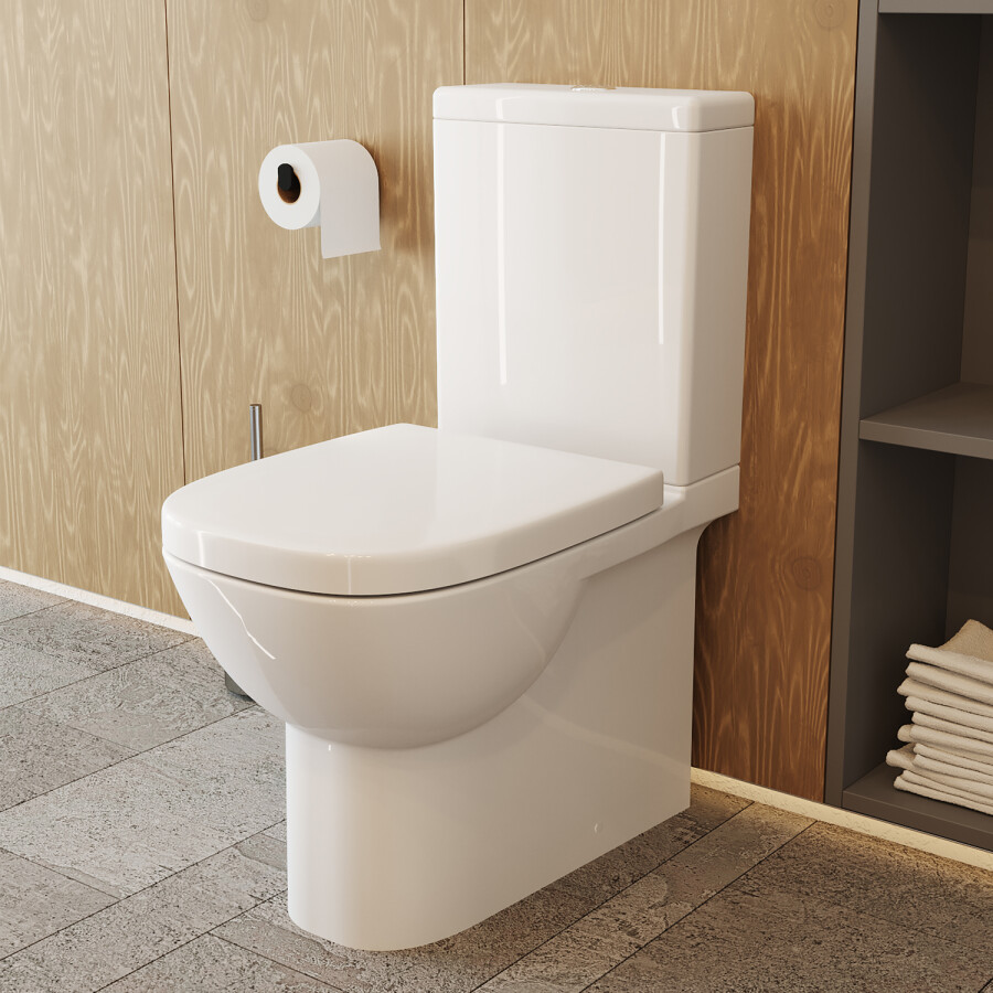 Sanita Luxe Компакт Quadro QDRSLCC01040522 унитаз напольный