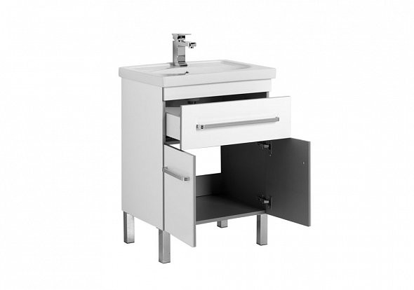 Aquanet Сиена 60 тумба с умывальником 00212563 напольная