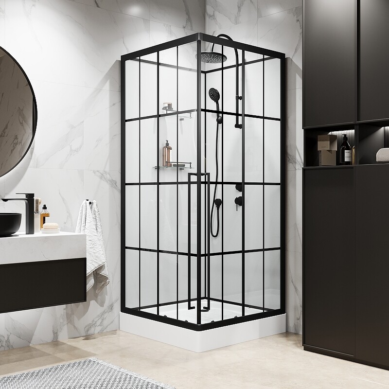 Niagara Standart Душевая кабина 100x100 Тропический душ ST100/15QR/KL/BKT
