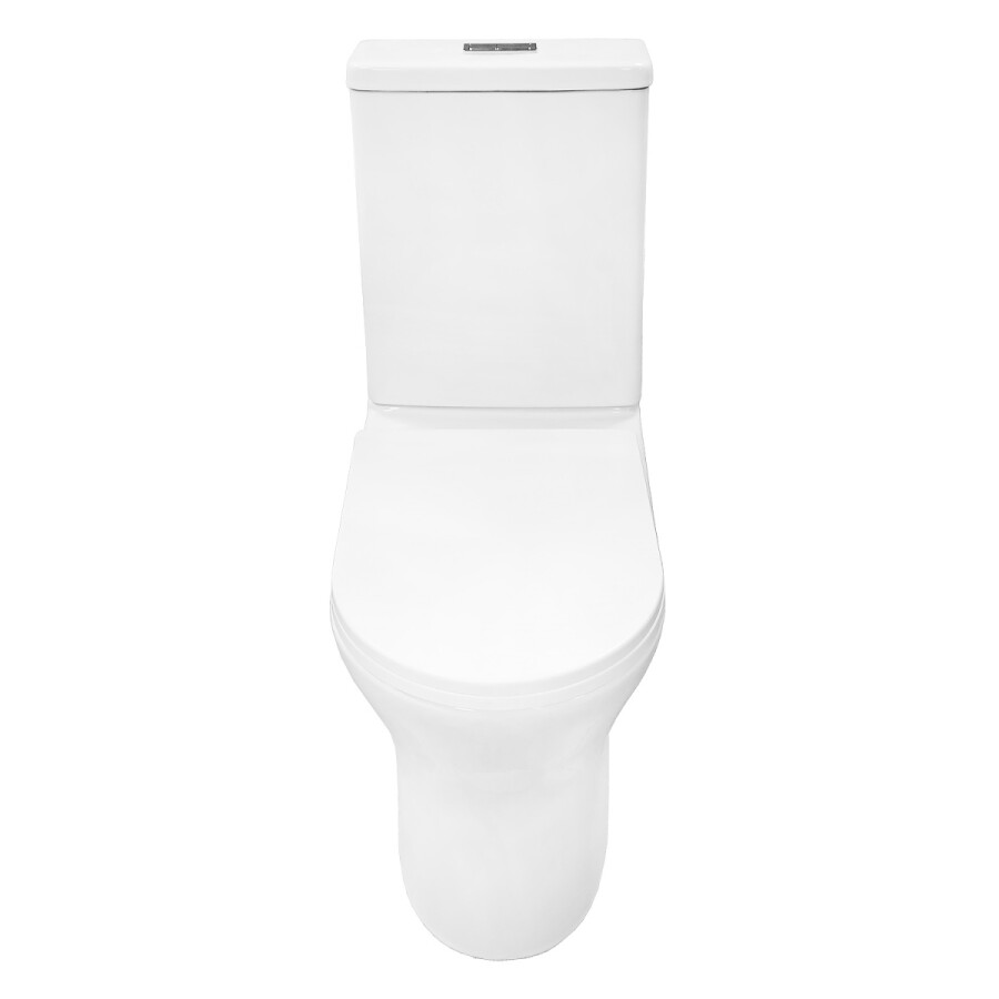 Унитаз-компакт Azario Tesoro 350х650х830 напольный, безободковый, система смыва "Торнадо", быстросъемное сиденье микролифт AZ-8501