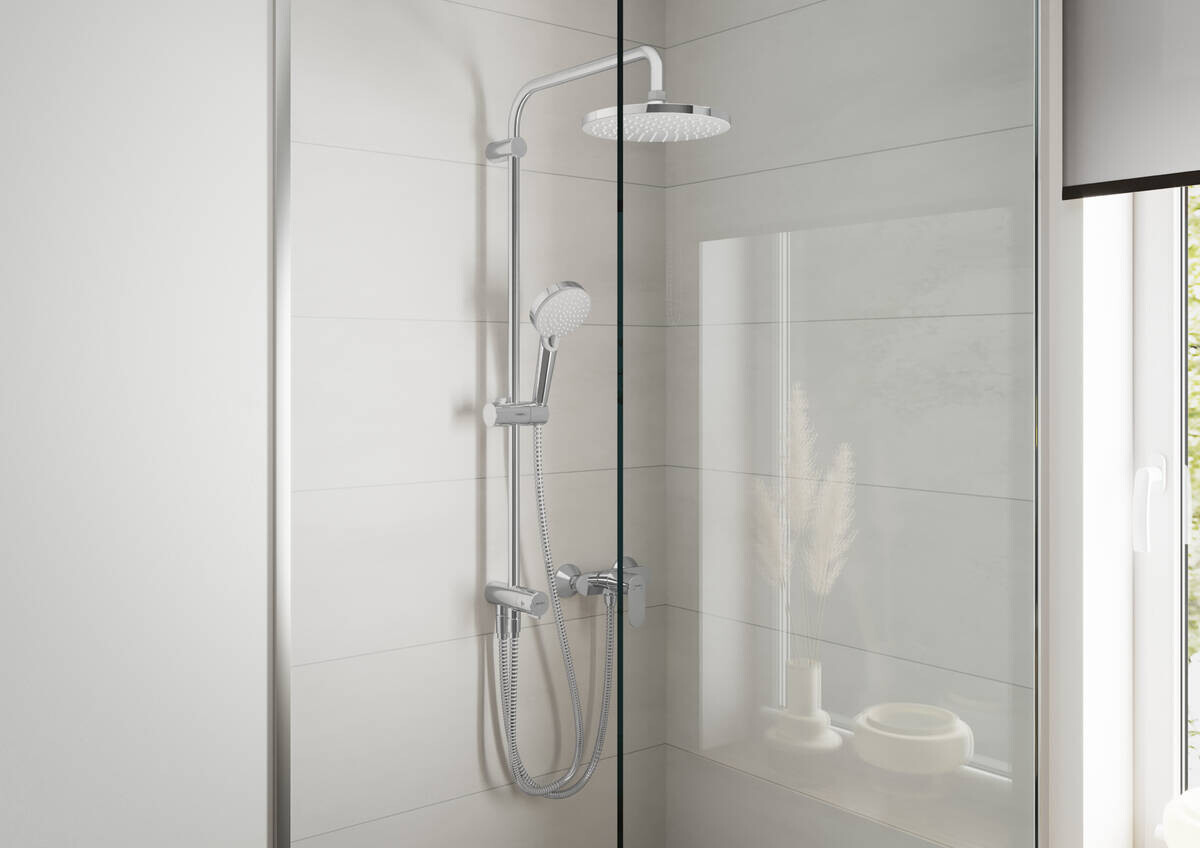 Hansgrohe Vernis Blend Showerpipe 200 1jet EcoSmart хром 26272000